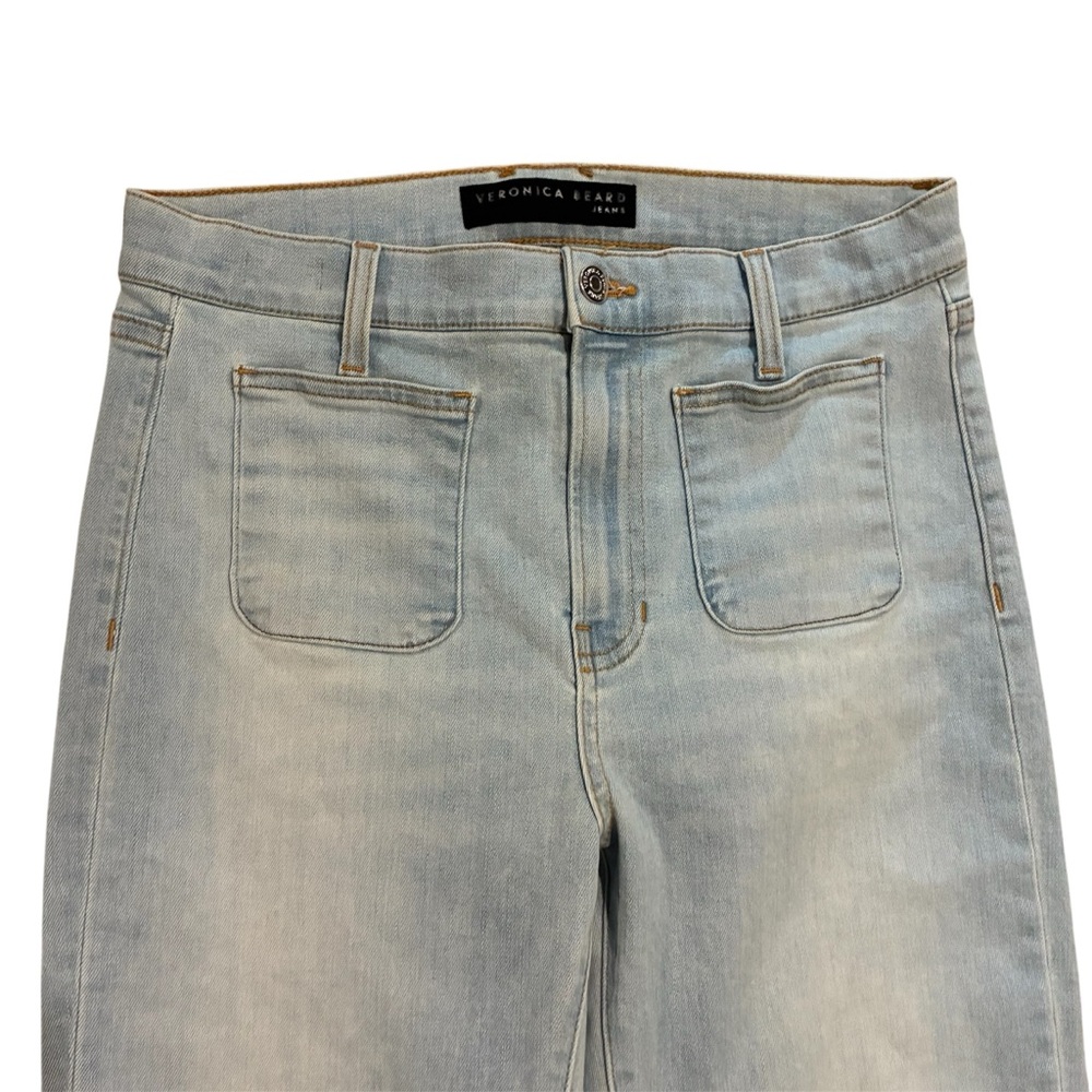 Veronica Beard Jeans Women’s 29 Aire Florence Flare High Rise LIKE NEW! - Picture 5 of 10